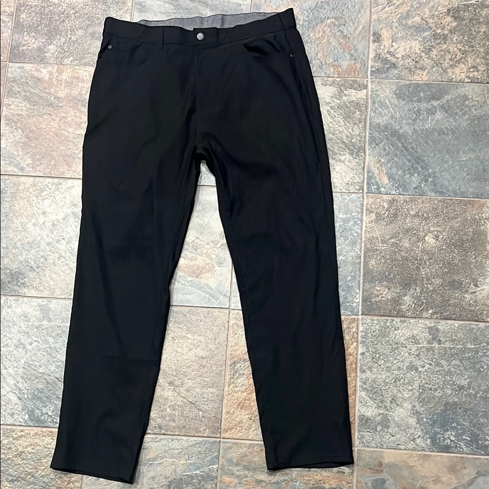 Denali Black Straight Fit Pants
